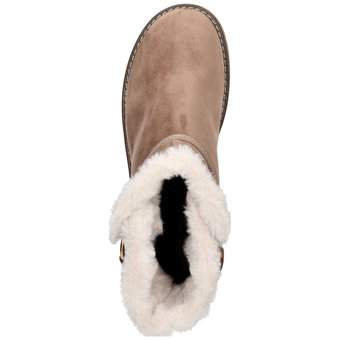 Tom Tailor Winter Boots in beige