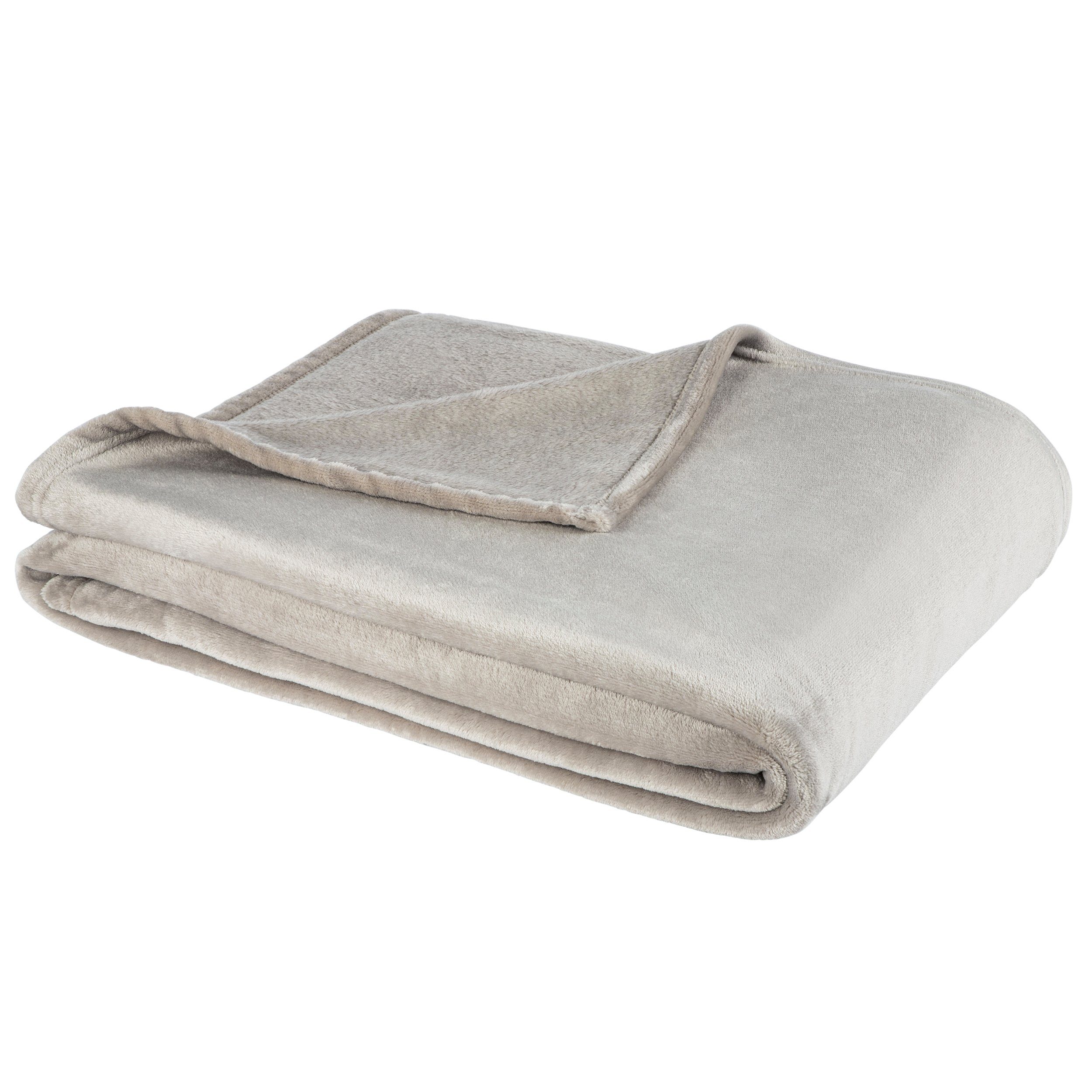 Wohndecke Sofadecke Cashmere Touch Kuscheldecke Decke 150x200 180x220 I 4 Farben, Zestri, Couchdecke kuschelig & warm für Winter, Sofadecken