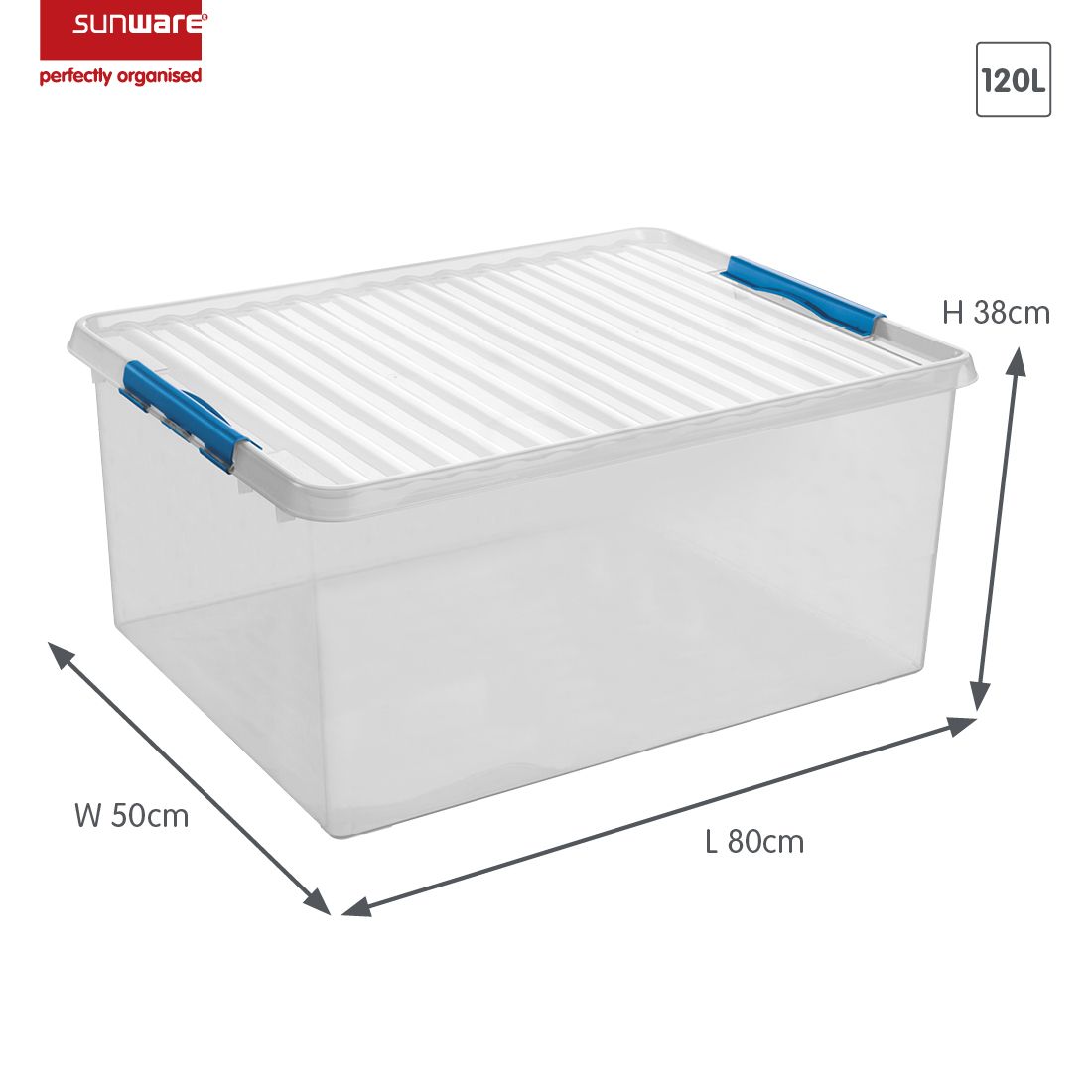 Sunware Q-line 120 Liter Aufbewahrungsbox