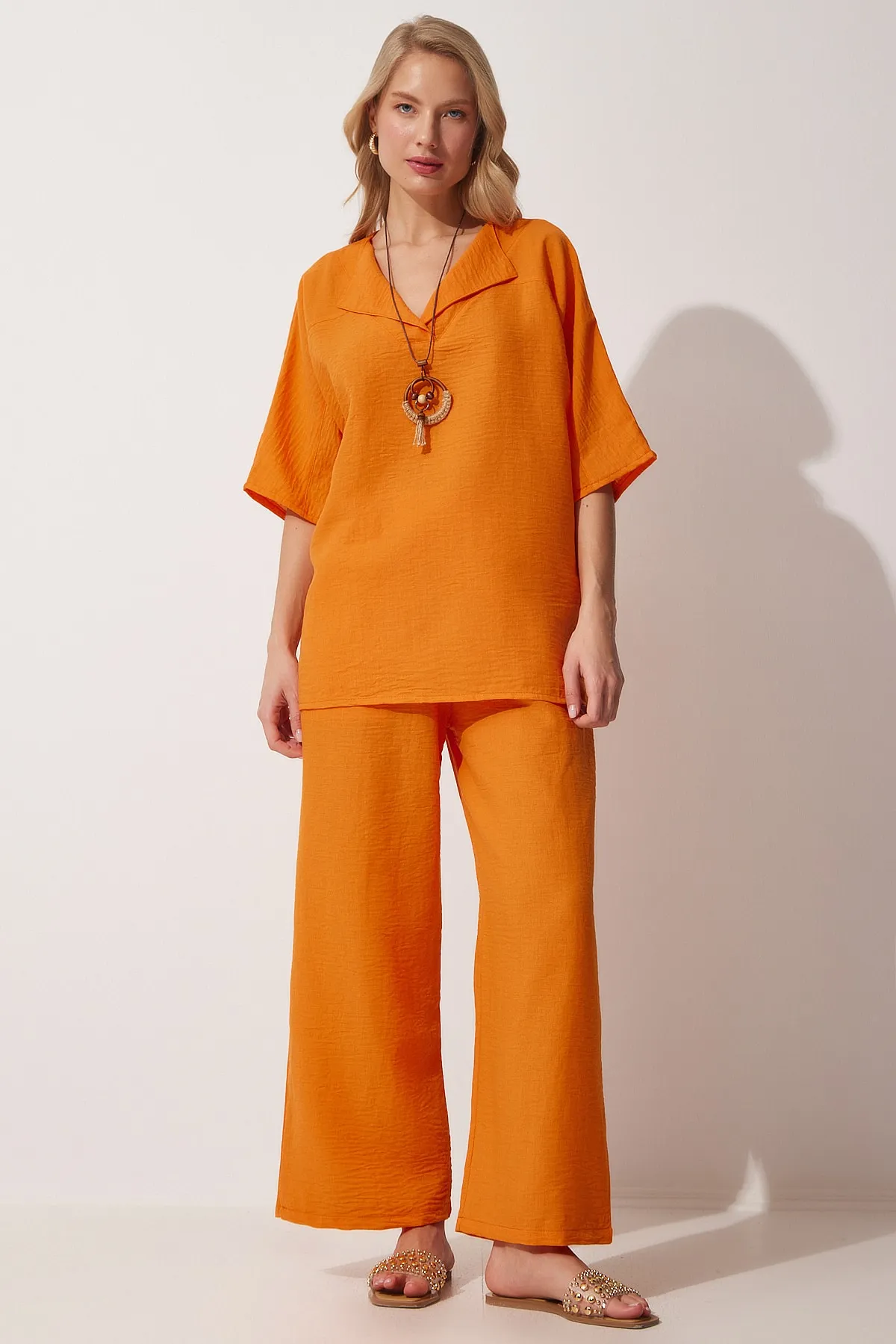 Happiness İstanbul  Zweiteiler - Orange - Regular Fit