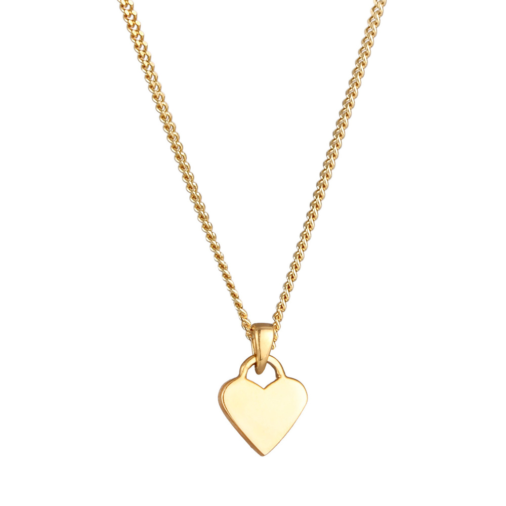 Elli Elli Collier Enfants Pendentif Cœur Mignon avec émail rouge en argent sterling 92 Bijoux