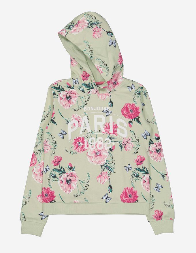 Hoodie - Florales Muster