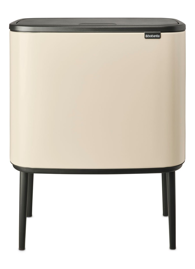 Lixeira dupla Brabantia Bo Touch Bin para reciclagem, com tampa e pés, 11 + 23 litros