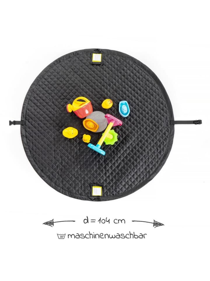 Zamboo Spielplatzdecke 2in1 - Tasche und Unterlage - Grau in grau,weiss günstig kaufen onesize