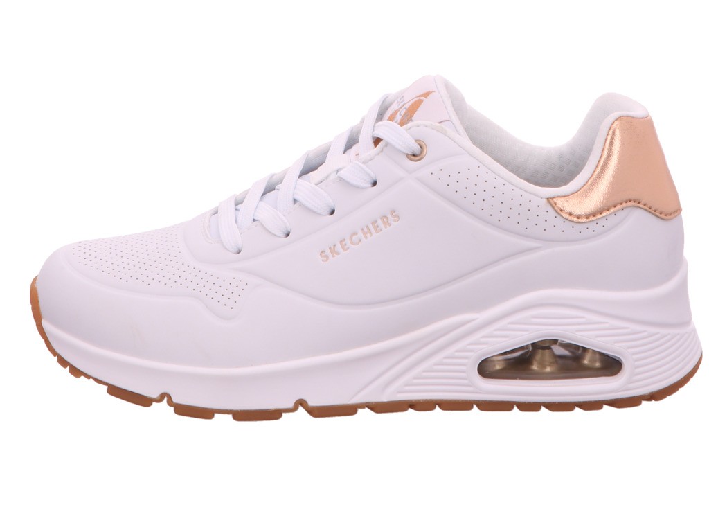 SKECHERS Freizeit Schnürer silber