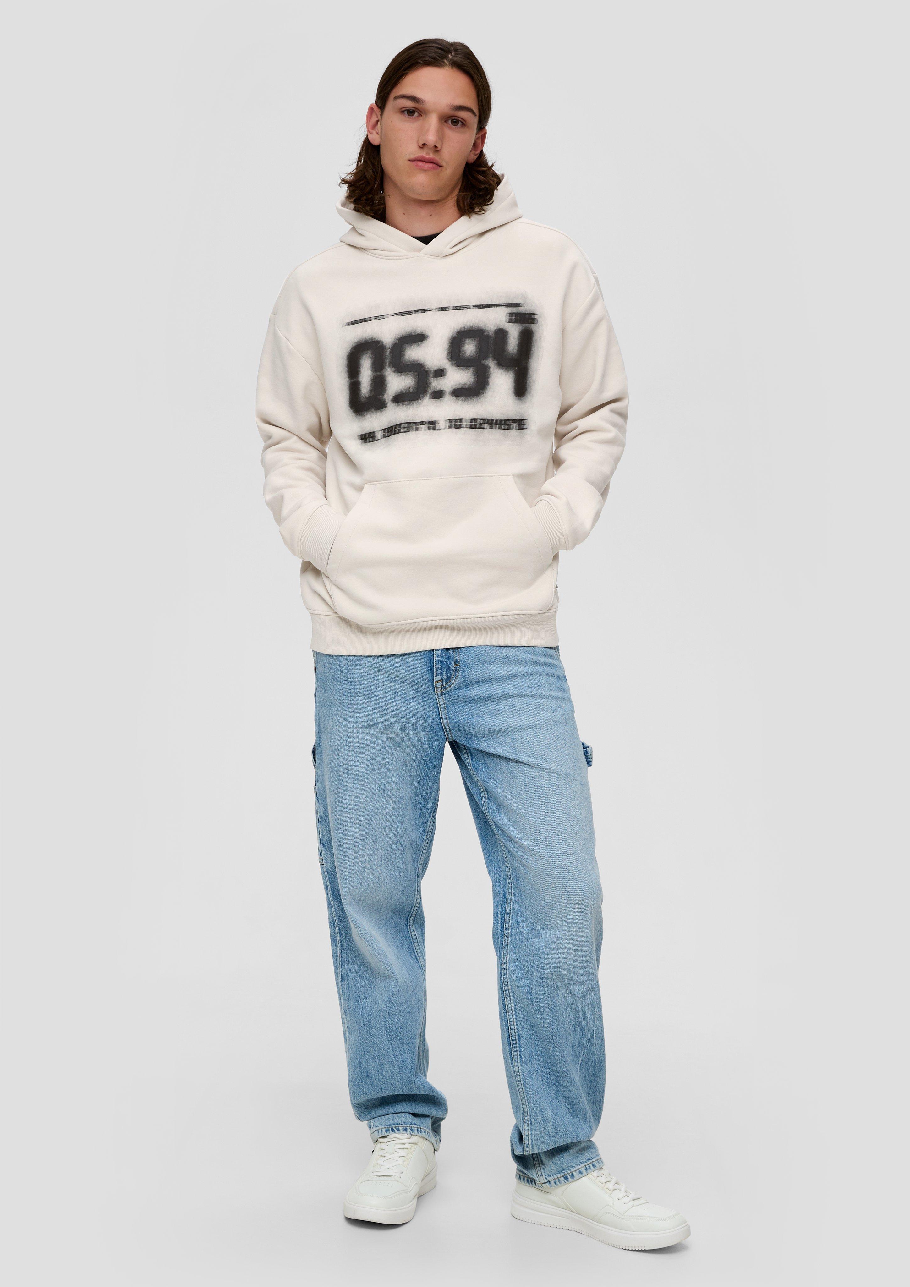 Kapuzensweatshirt mit Frontprint  2138965-03D0