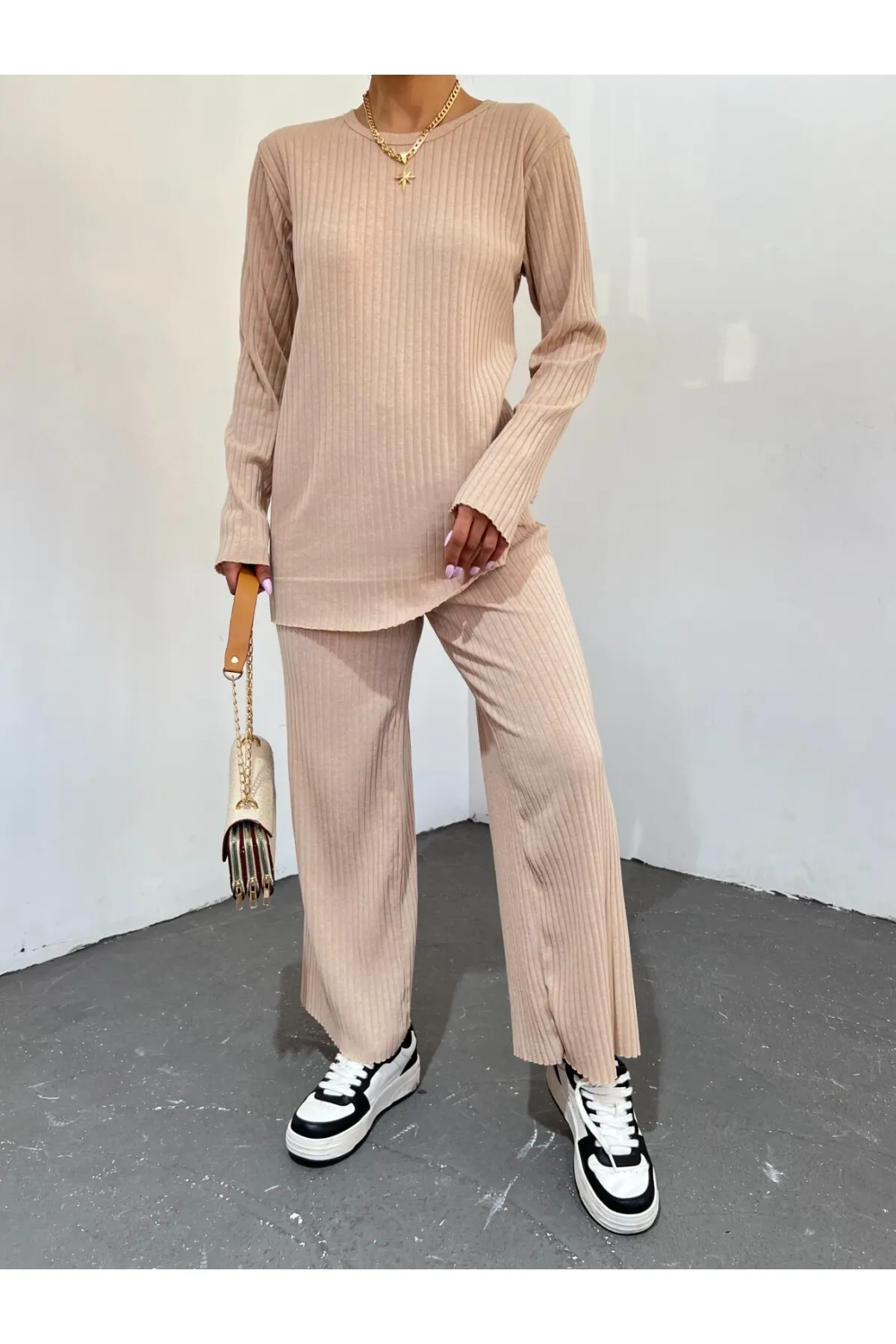 Modamorfo  Camisole-Set mit Rundhalsausschnitt