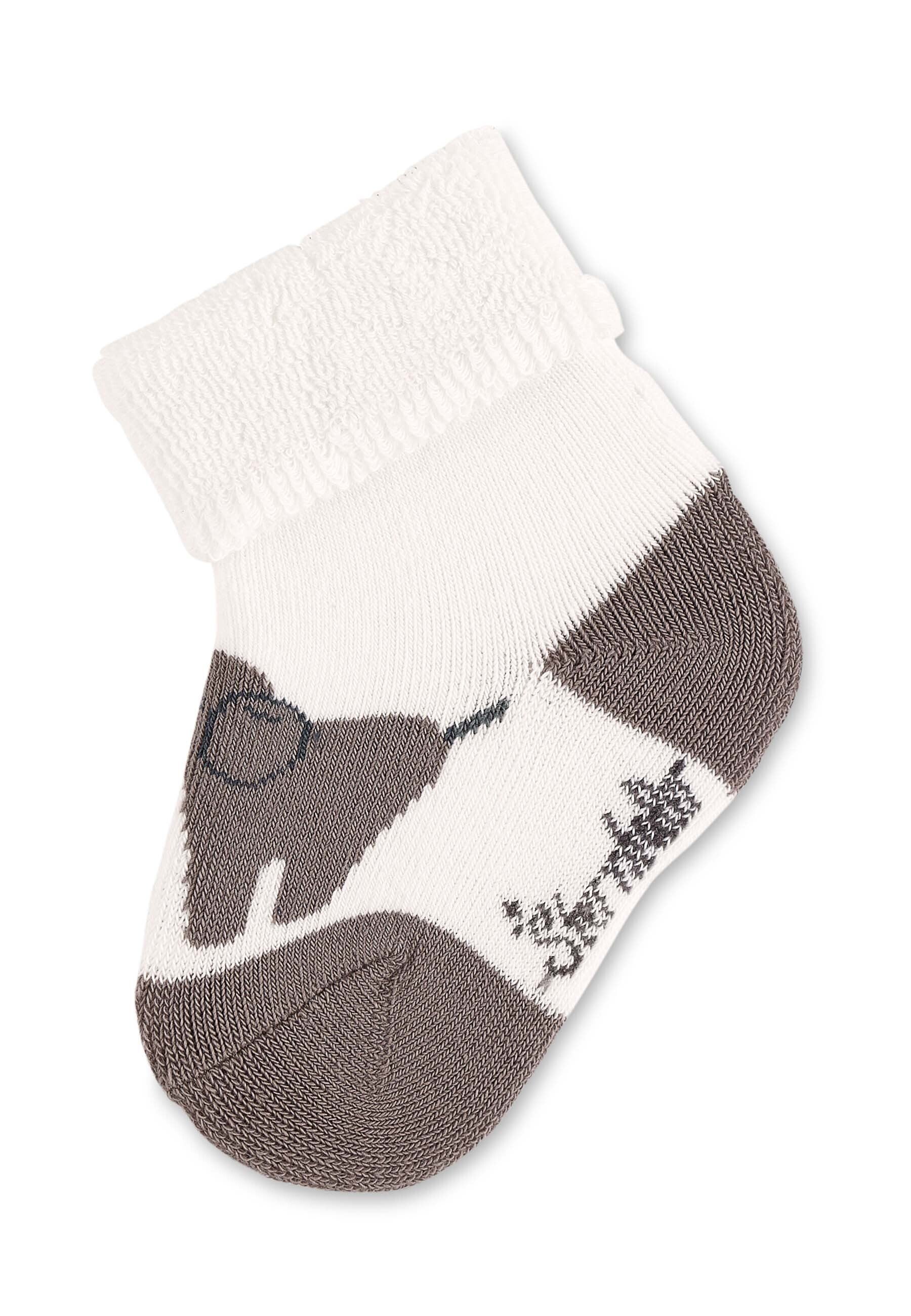 Baby-Socken mit Umschlag 2er-Pack Elefant Eddy