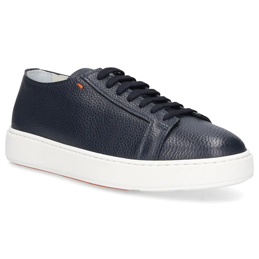 Santoni - Sneaker low 21430 Kalbsleder - blau