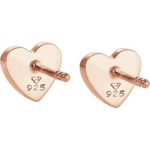 Elli Ohrringe Kinder Stecker Herz Liebe Basic 925 Silber