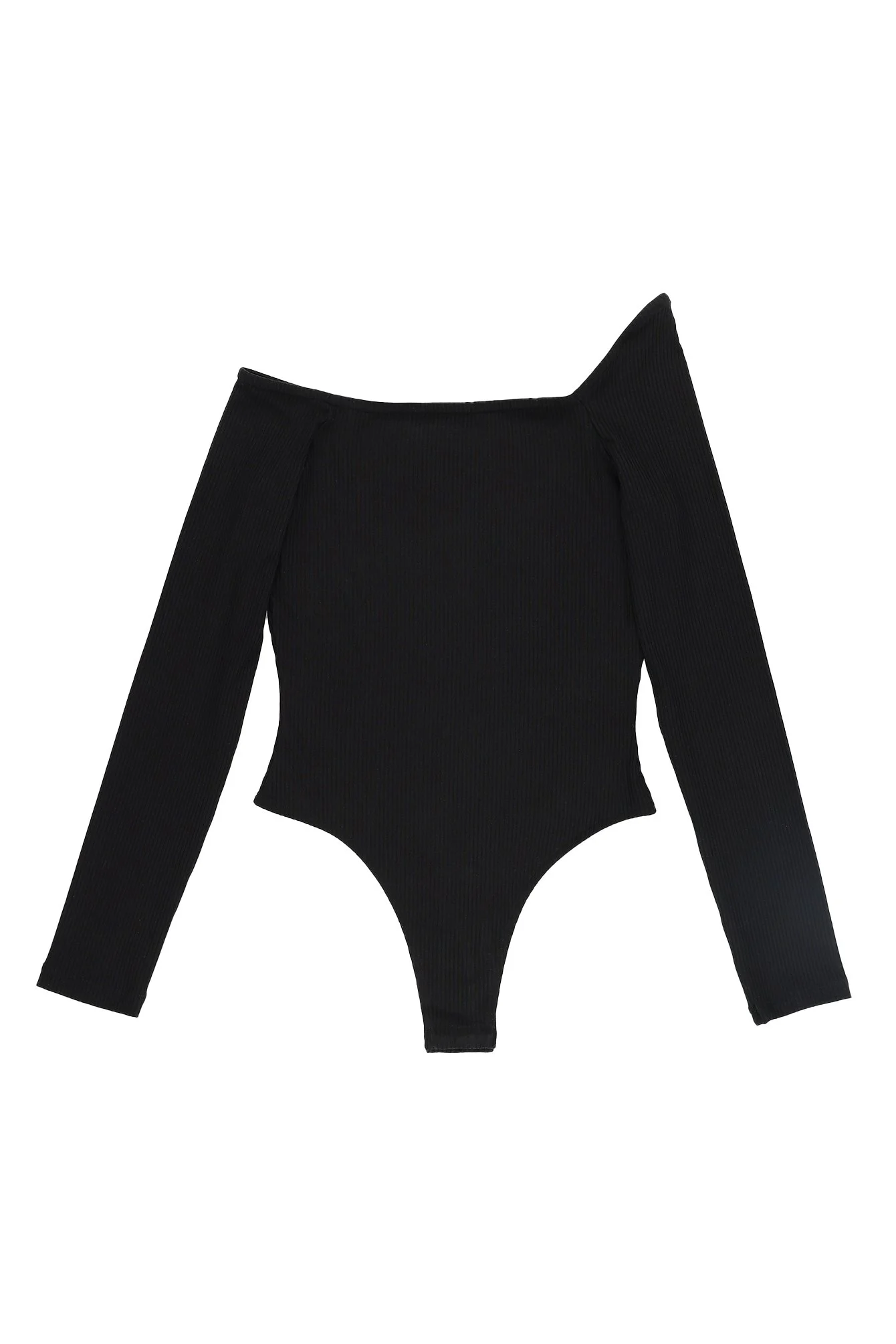 Einseitig schulterfreier Body