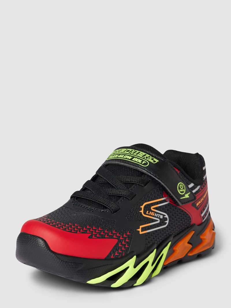 Sneaker mit Label-Details Modell 'BOLT' in schwarz