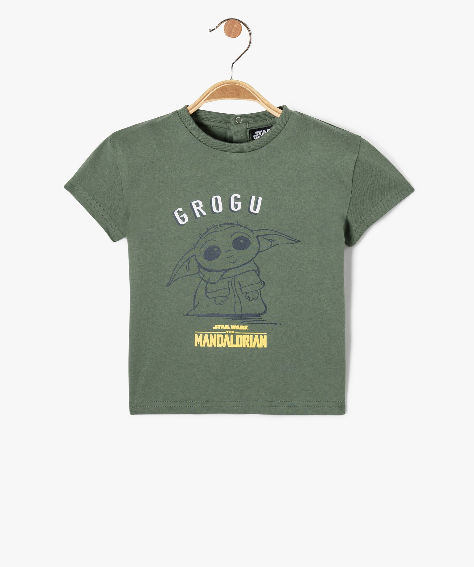 Tee-shirt à manches courtes en coton imprimé ciné bébé ... vert | GEMO