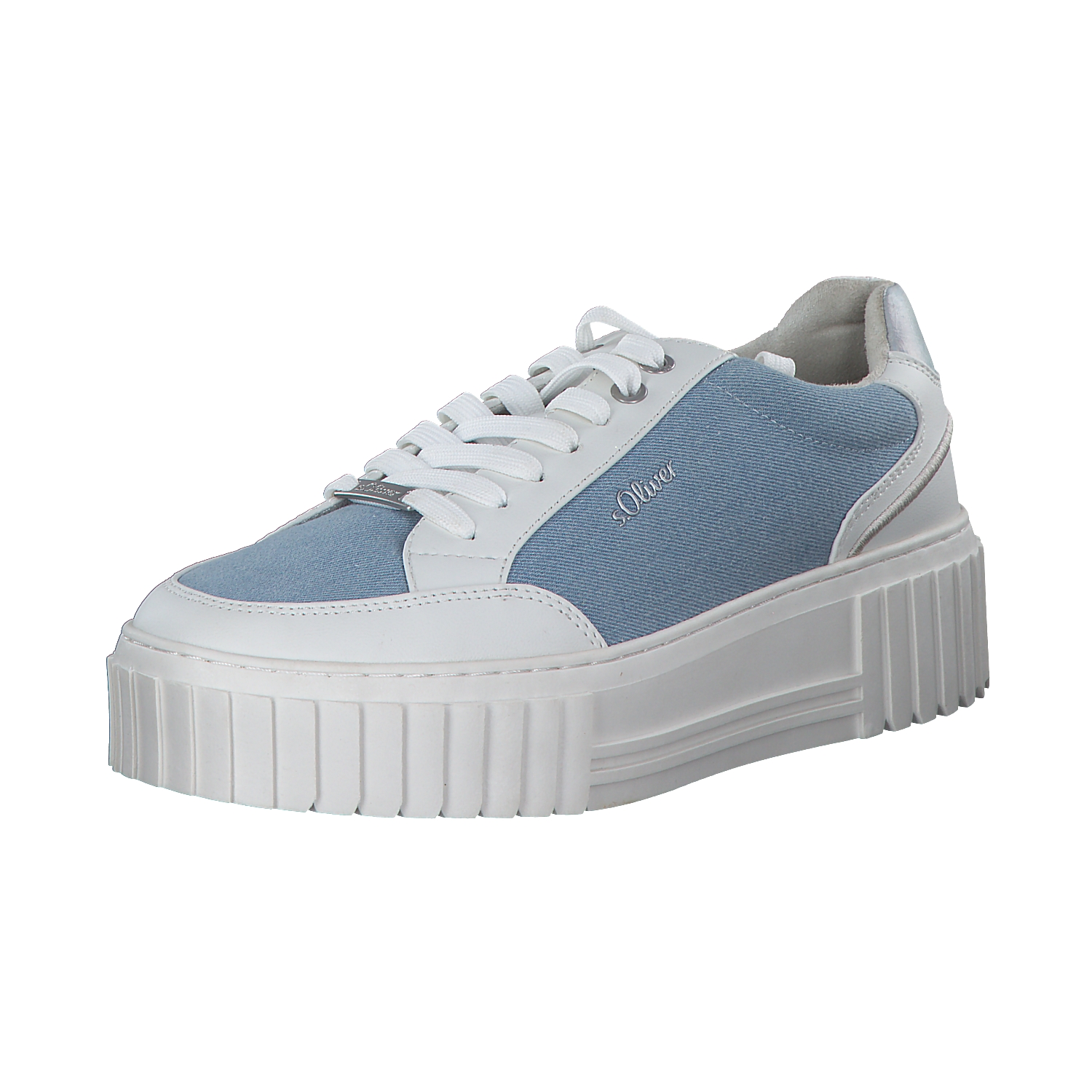s. Oliver 23662, Schnürschuhe, Damen, LIGHT BLUE COMB.