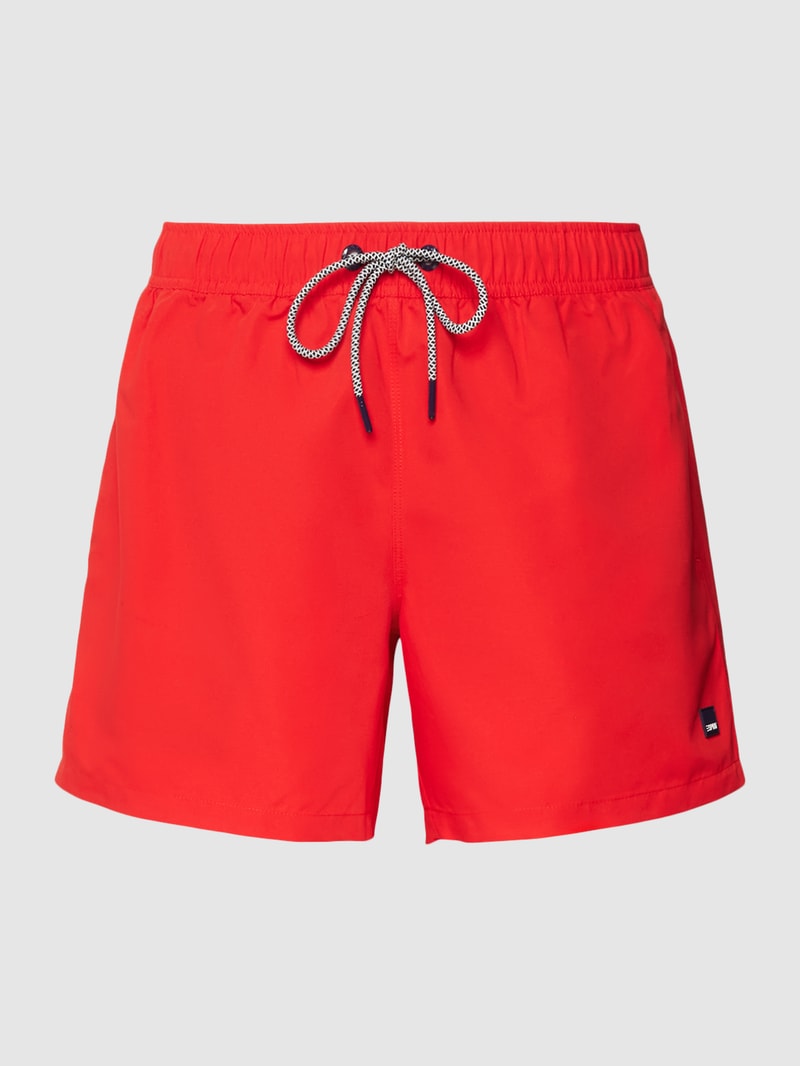 Badehose mit elastischem Bund Modell 'JONES BAY' in rot