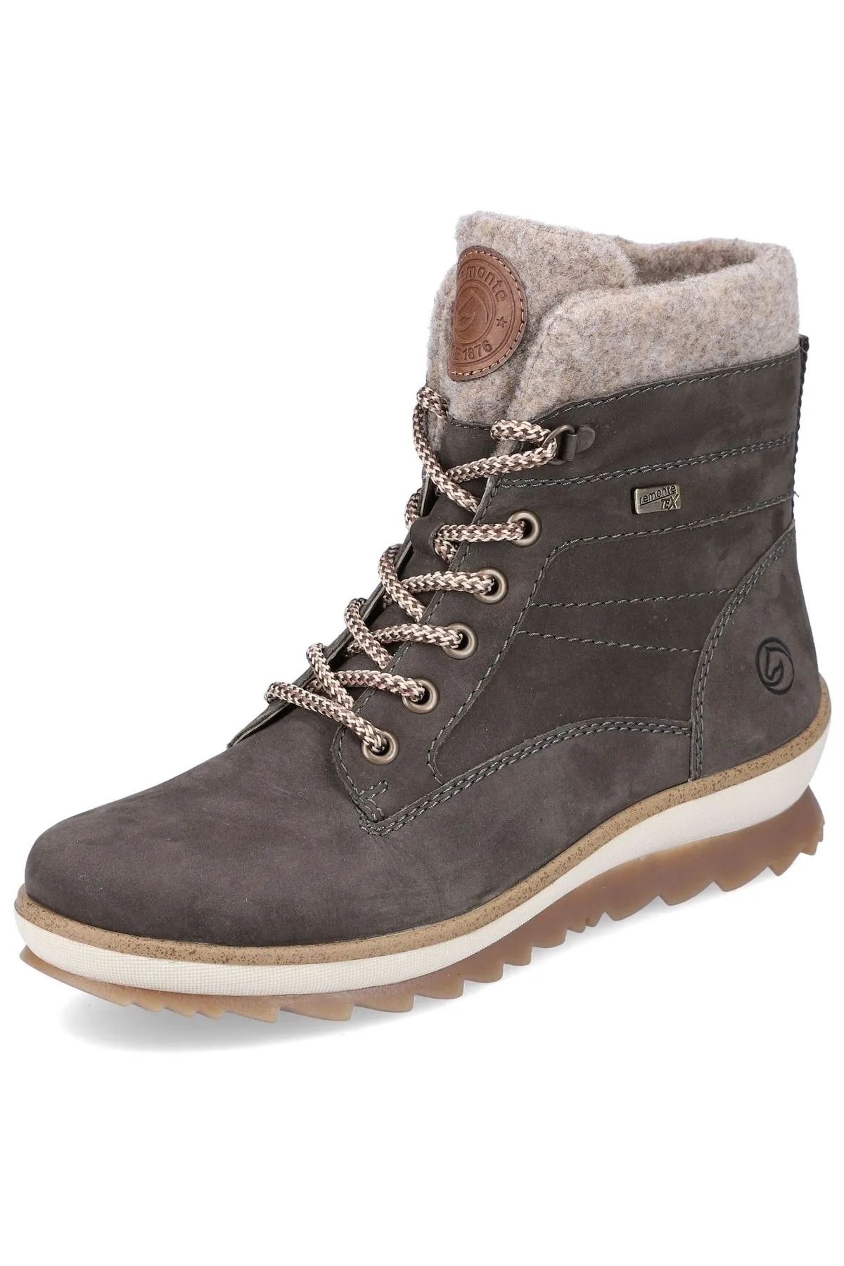 Remonte  Stiefelette - Grau - Flacher Absatz