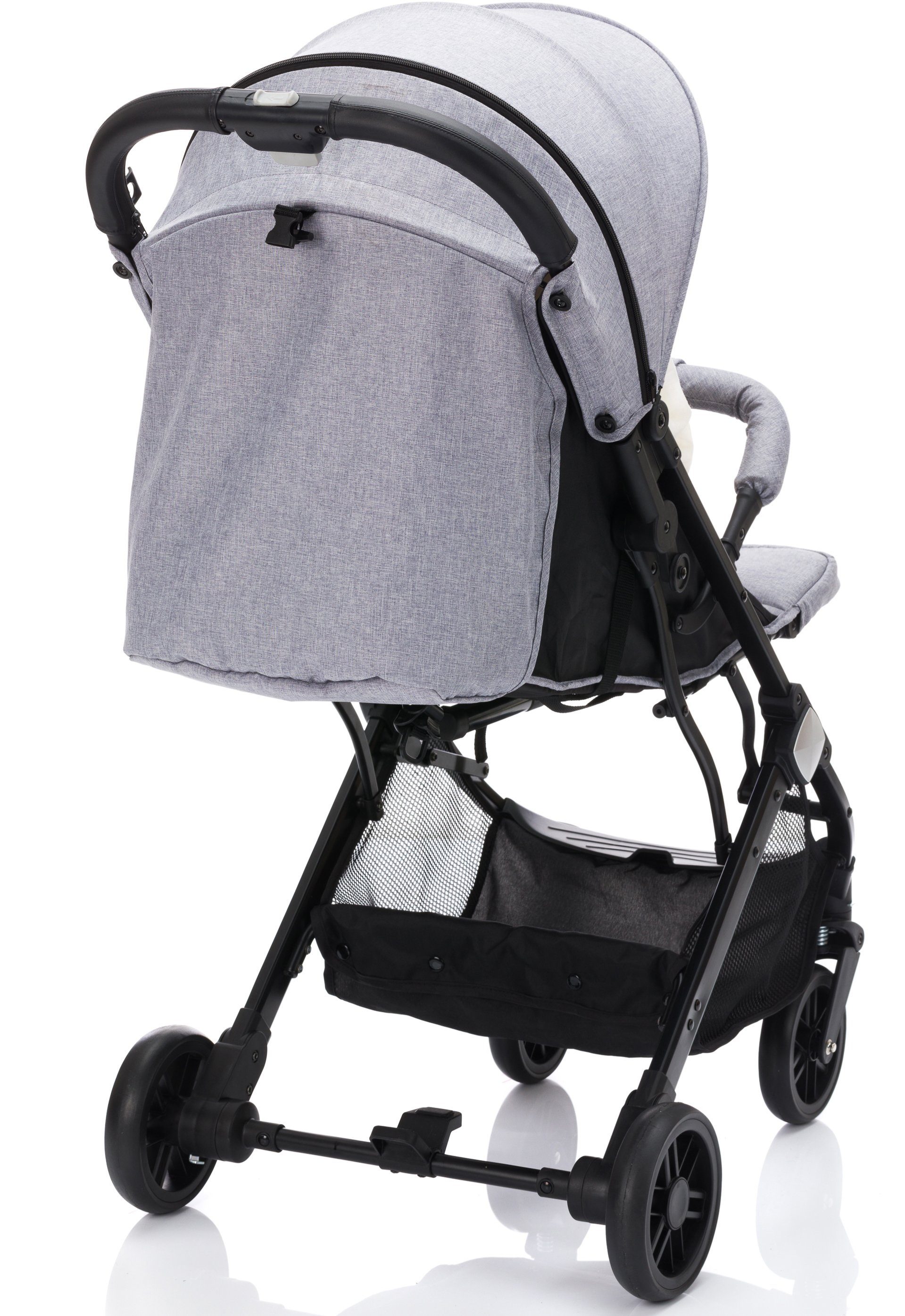 Fillikid Sport-Kinderwagen Styler, hellgrau melange, mit Trolleygriff