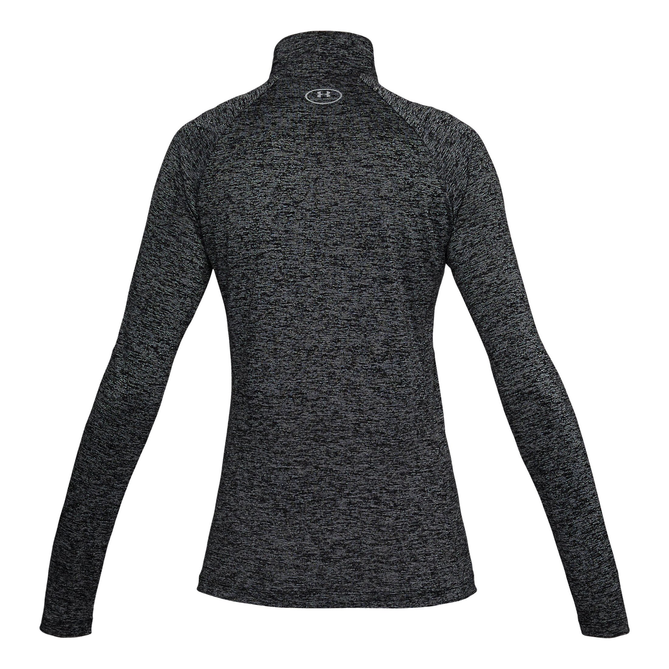 Tech Twist 1/2 Zip Longsleeve Damen - Schwarz, Silber