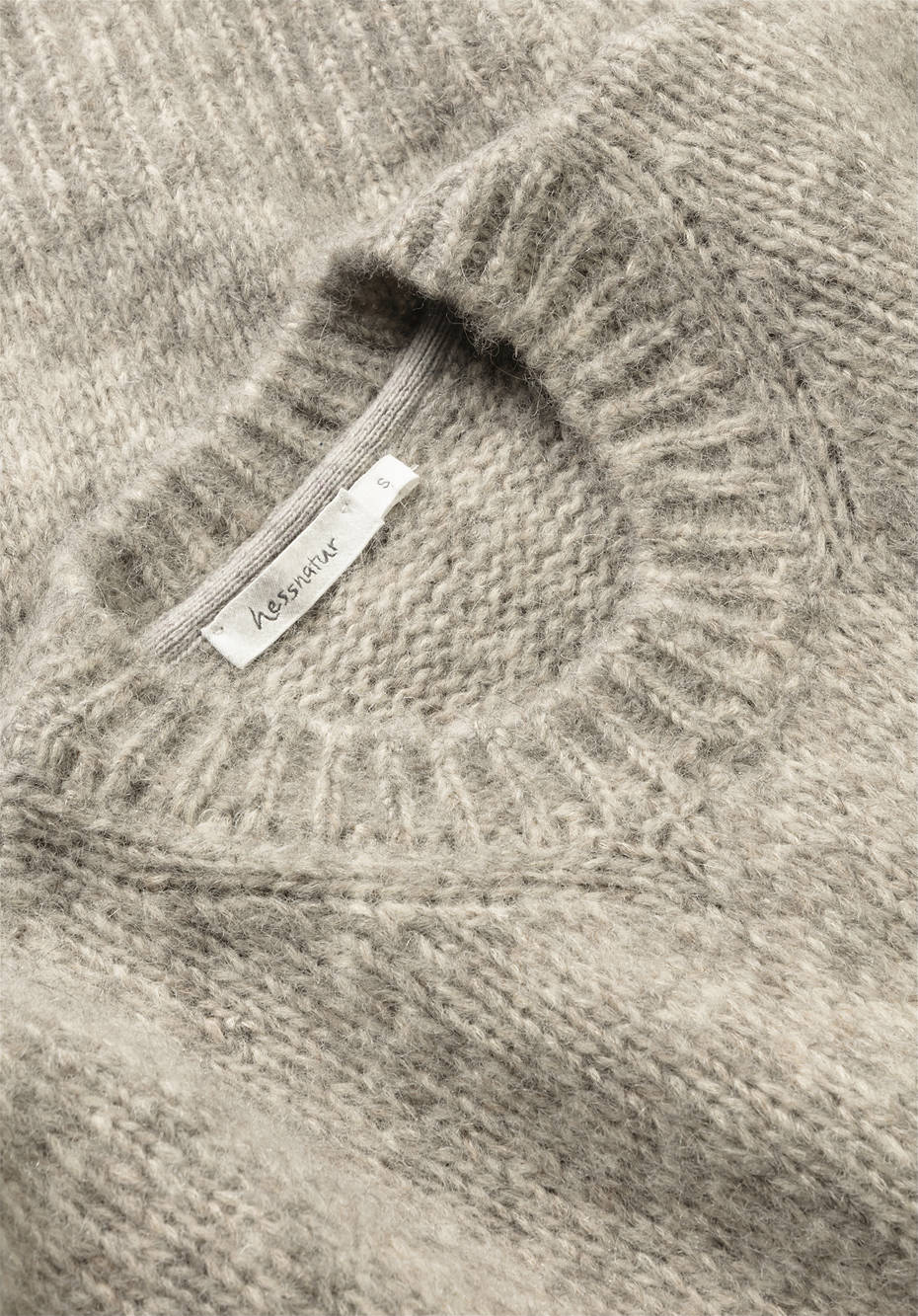 Pullover aus Alpaka mit Bio-Baumwolle