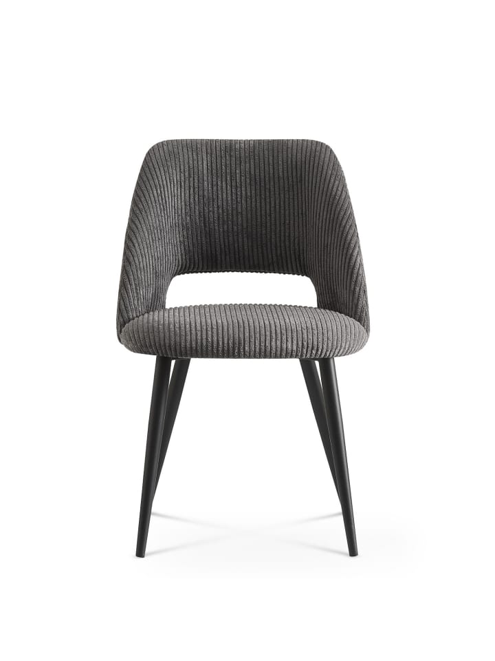 B&D Home 2er-Set: Esszimmerstuhl VICKY in Anthrazit - (B)53 x (H)81 x (T)58 cm günstig kaufen onesize