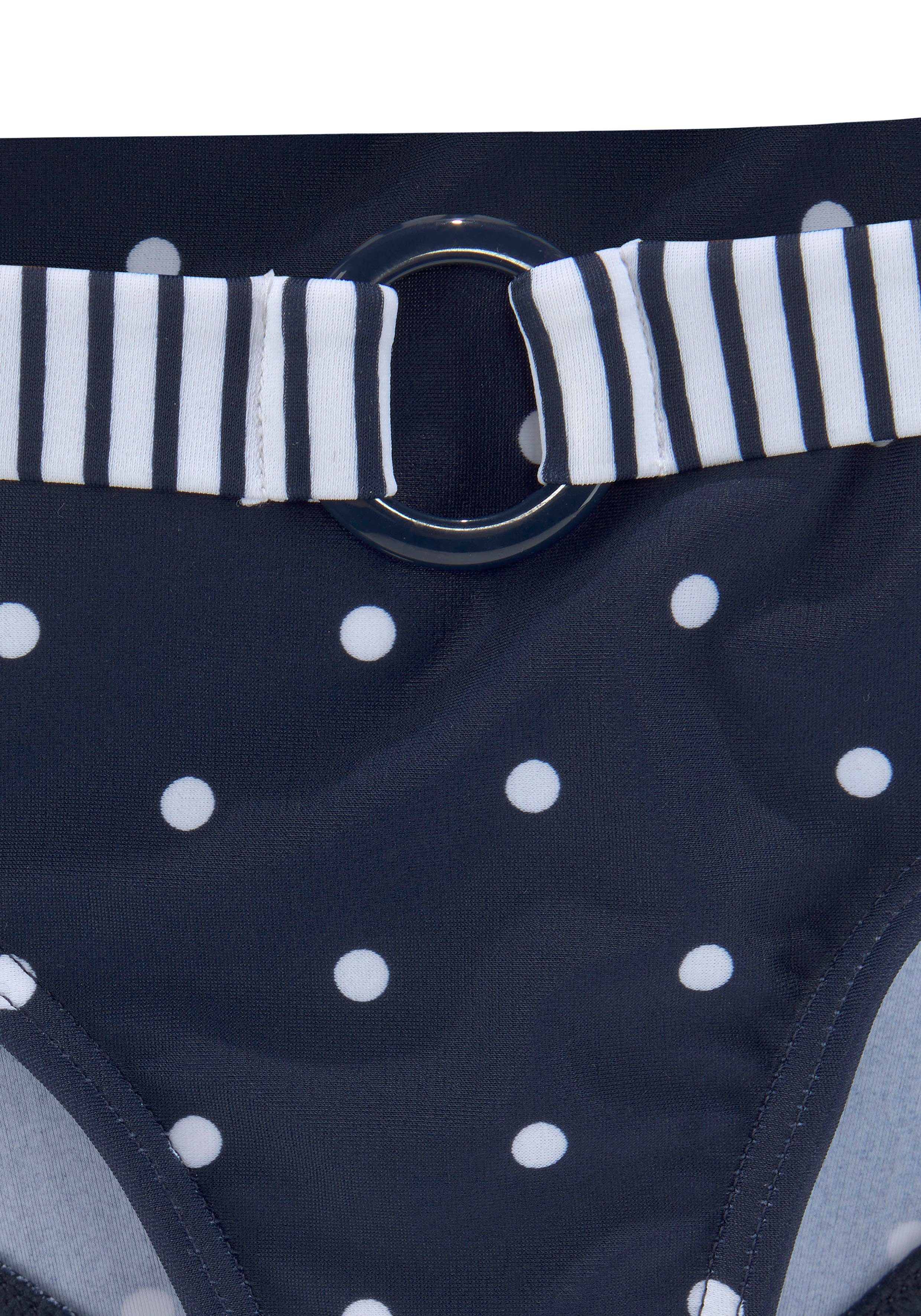 s.Oliver Triangel-Bikini Audrey Kids im Punkte-Streifen-Mix
