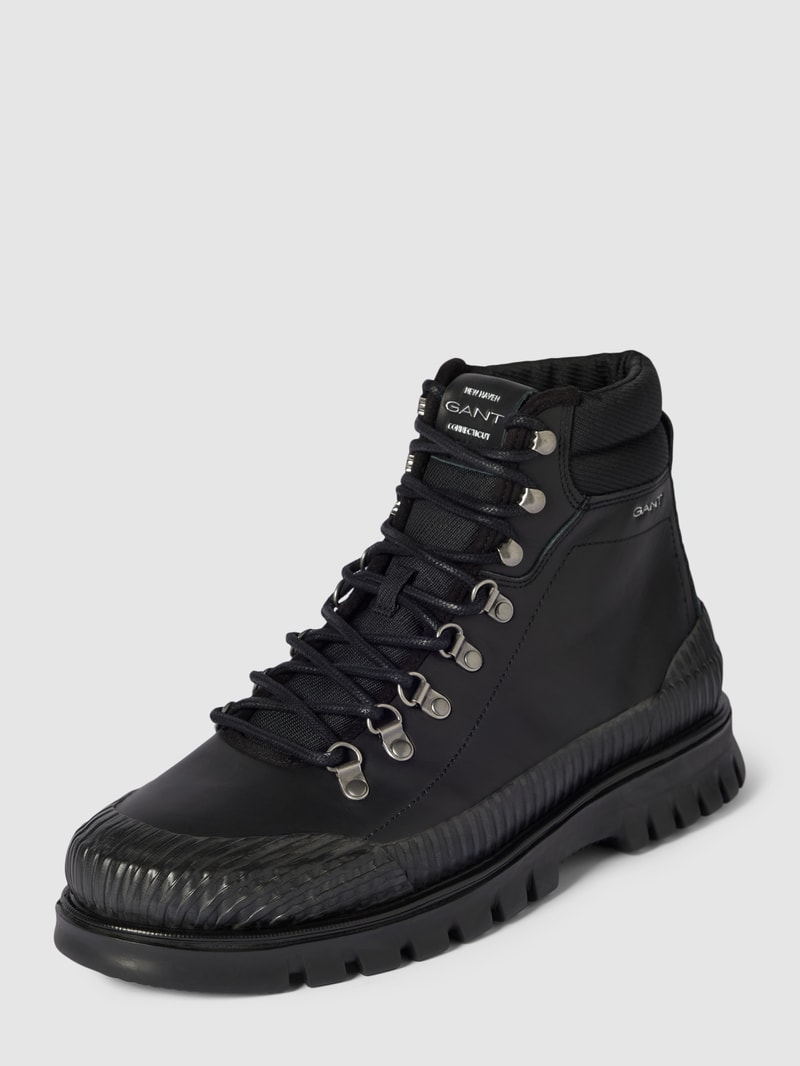 Boots mit Schnürverschluss Modell 'Nebrada' in schwarz