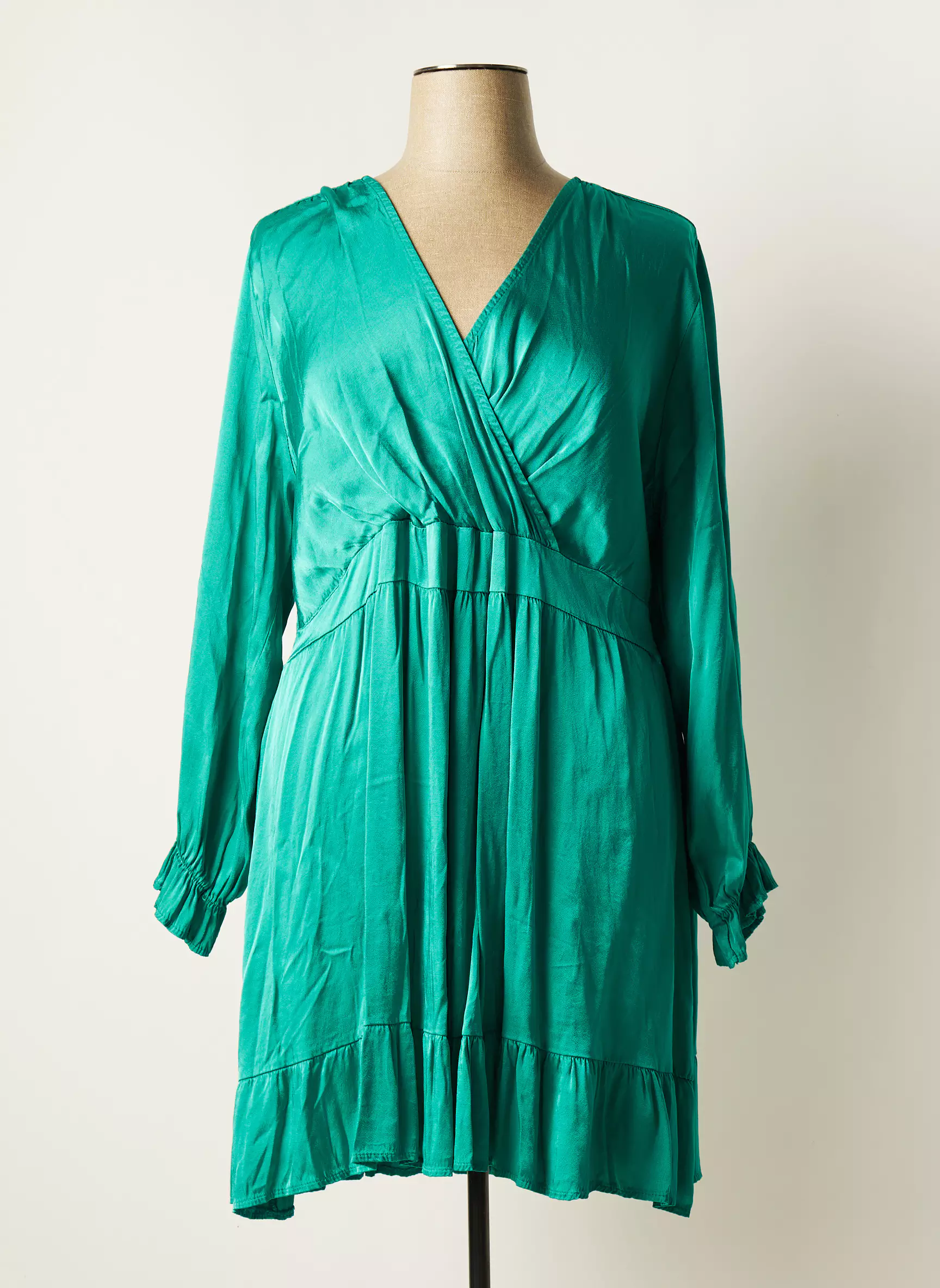Piment Rouge Robes Mi Longues Femme couleur vert