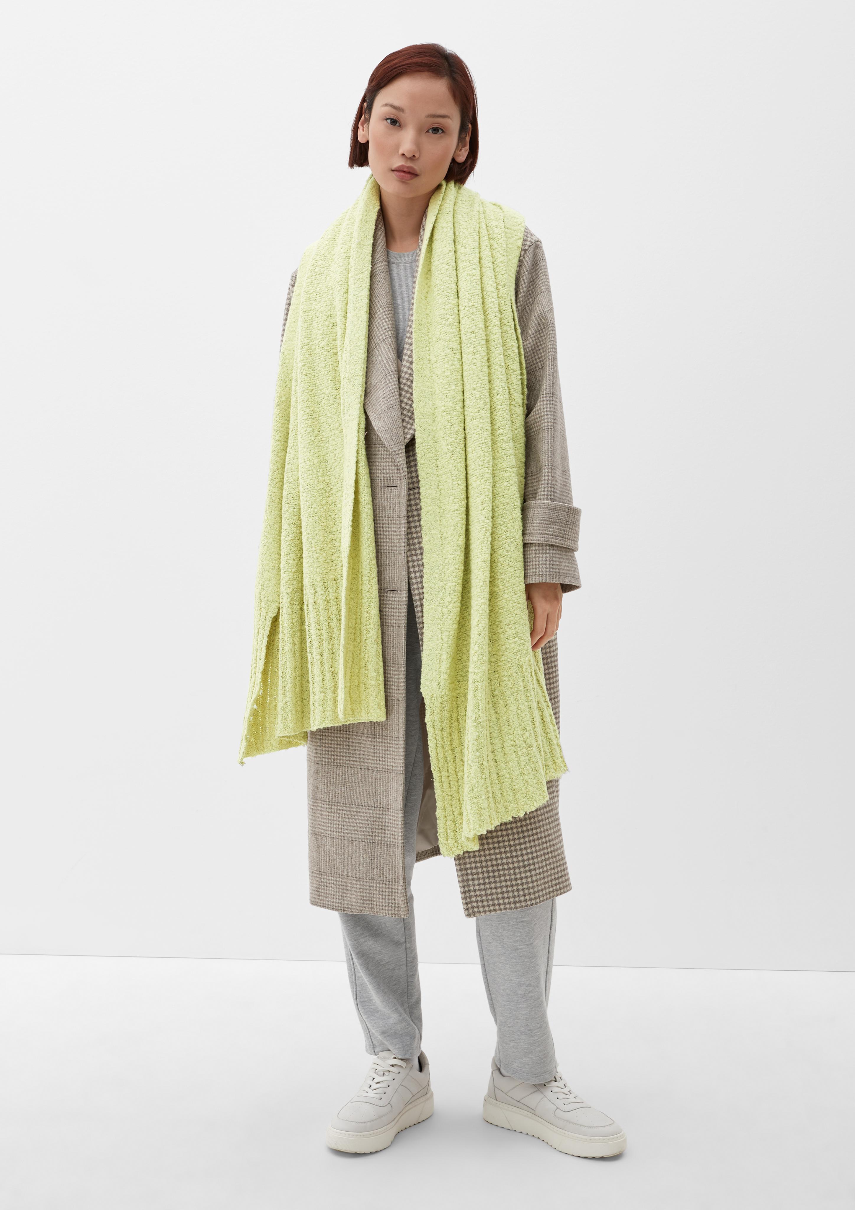 Strickschal aus Baumwollmix  2120565-70X2
