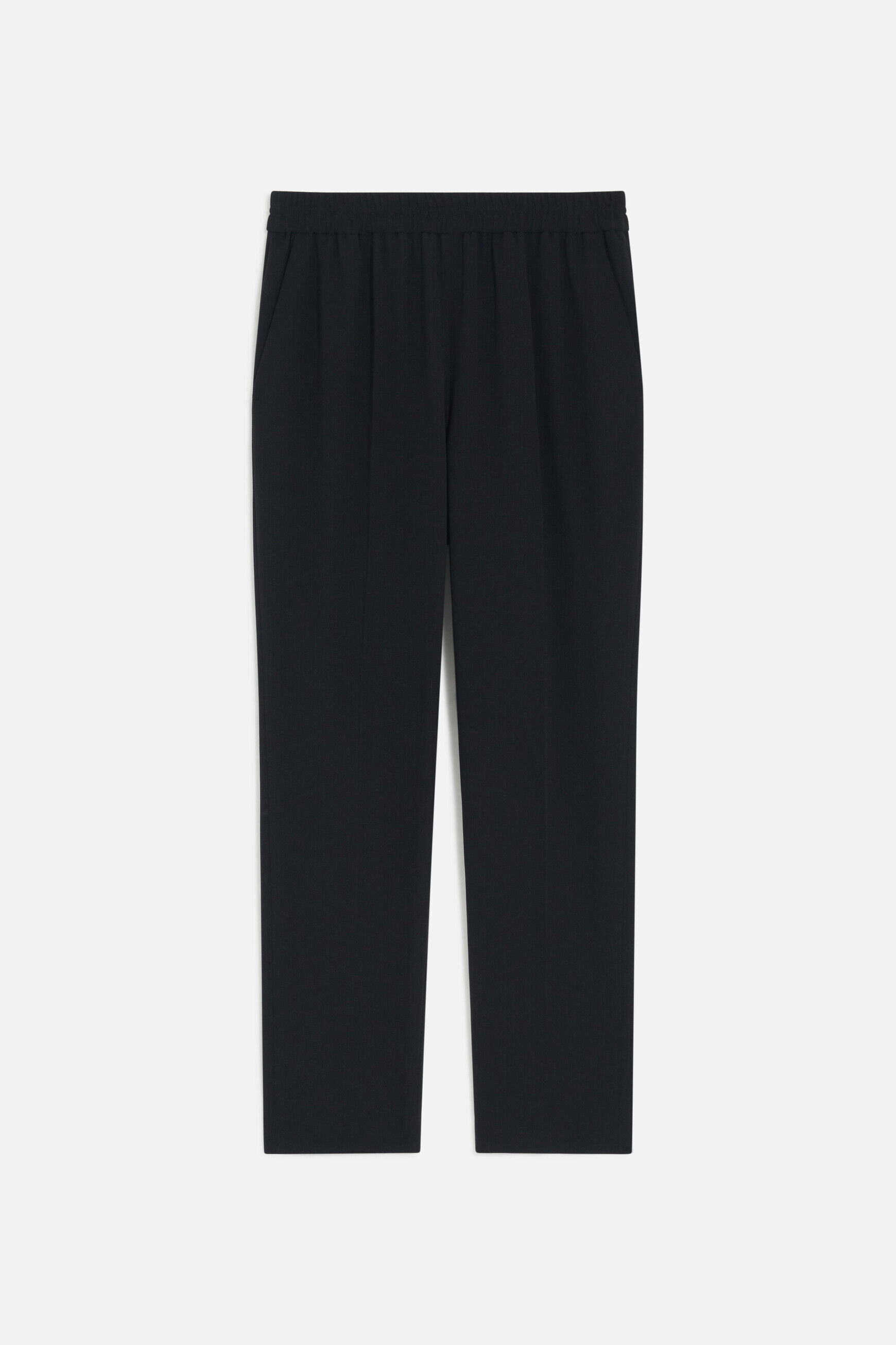 Pantalon pline noir femme