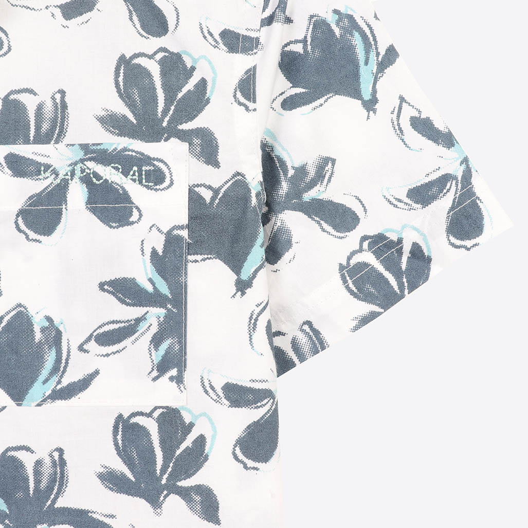 PAUL   Chemise fleurie blanche Garçon en 100% coton
