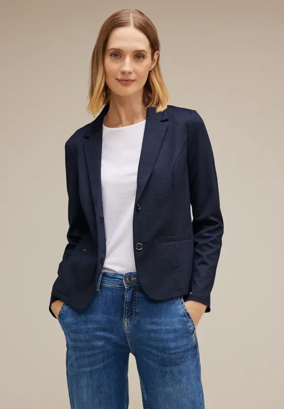 Street One Blazer in Melangeoptik