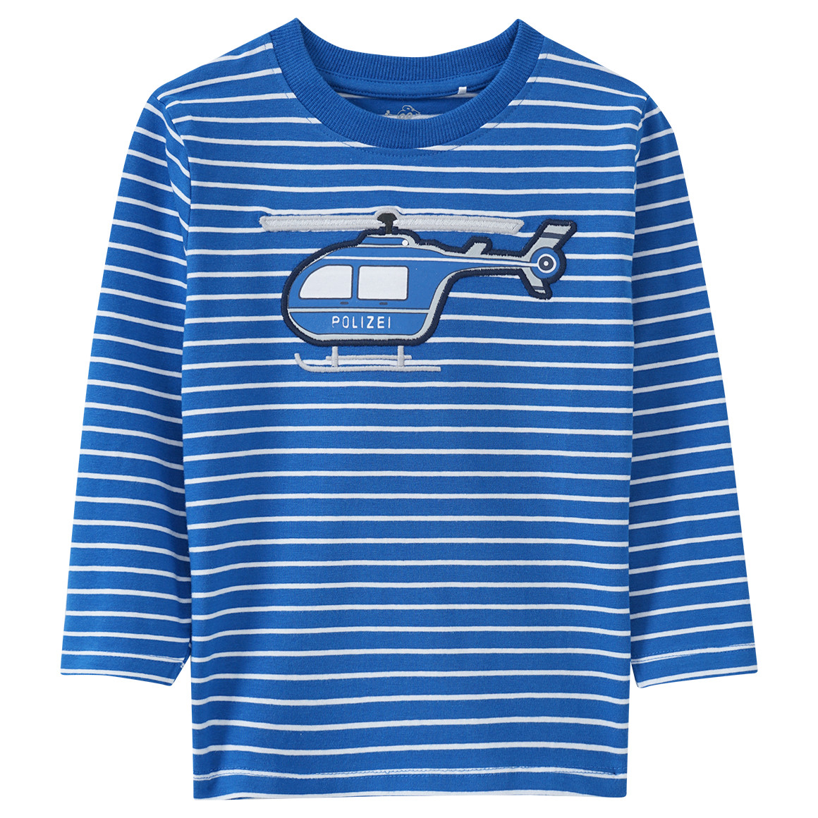 Kinder Langarmshirt mit Polizei-Applikation