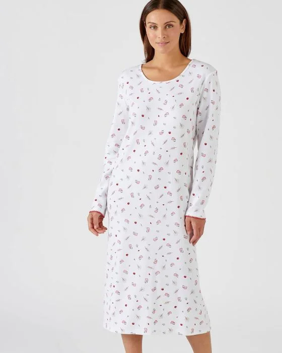 Chemise de nuit maille interlock