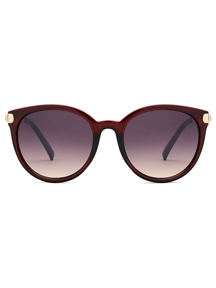 styleBREAKER Cateye Sonnenbrille in Braun-Gold / Braun Verlauf günstig kaufen onesize