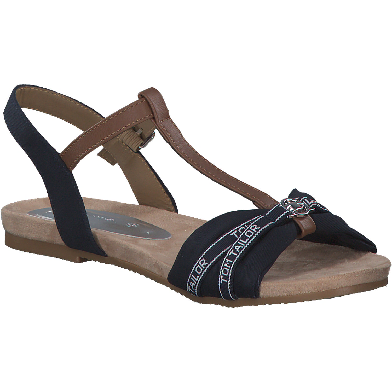Tom Tailor 5390220008, Keilsandaletten, Damen, NAVY