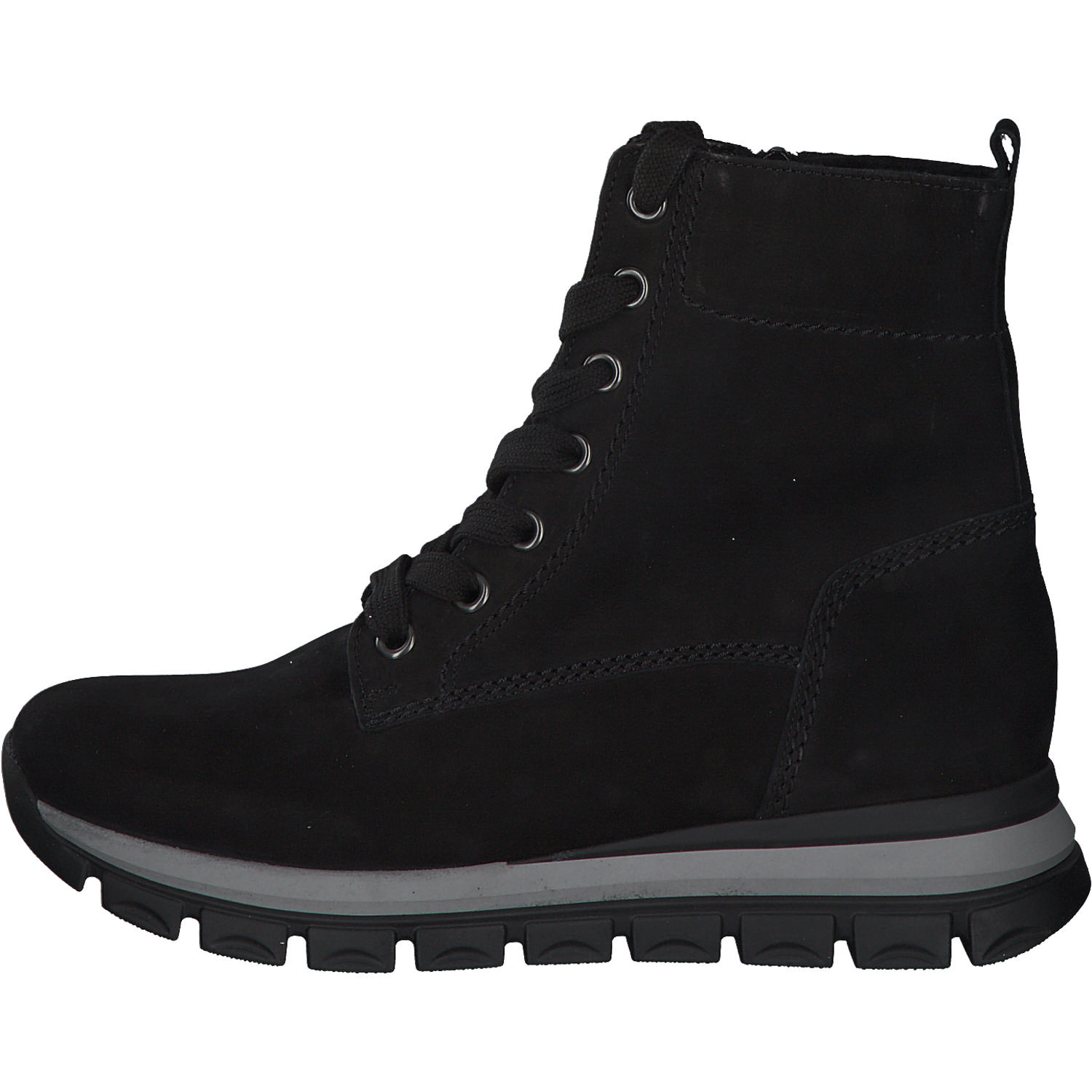 Gabor 96.465, Schnürstiefeletten, Damen, Schwarz