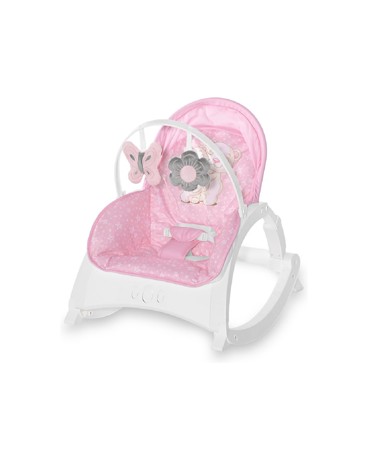 Babywippe ENJOY mit Vibration, Musik, verstellbare Rückenlehne Babywippen