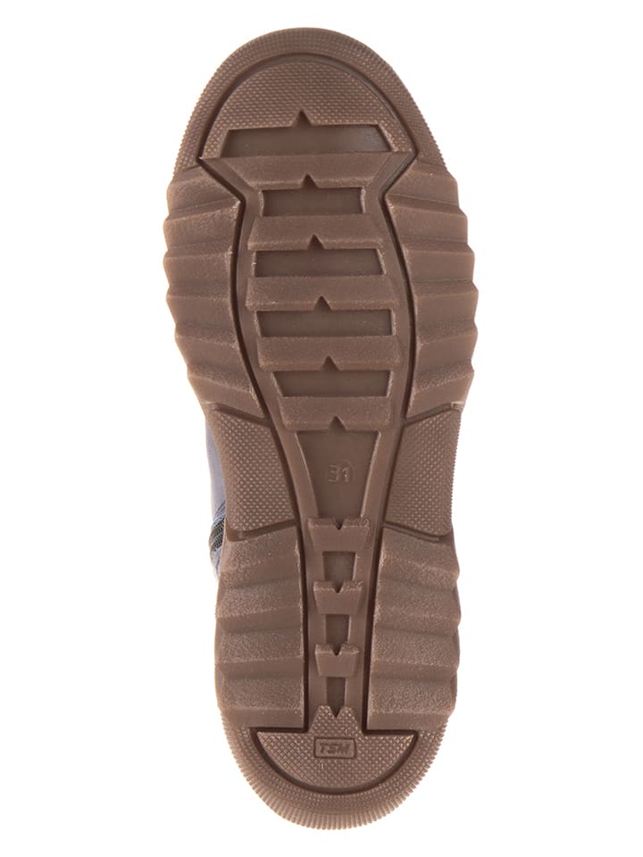 kmins Leder-Boots in Dunkelblau günstig kaufen