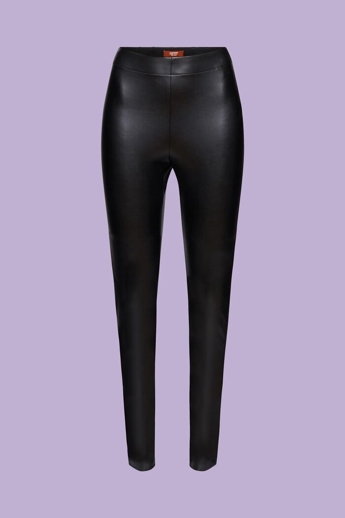 Leggings in Lederoptik
