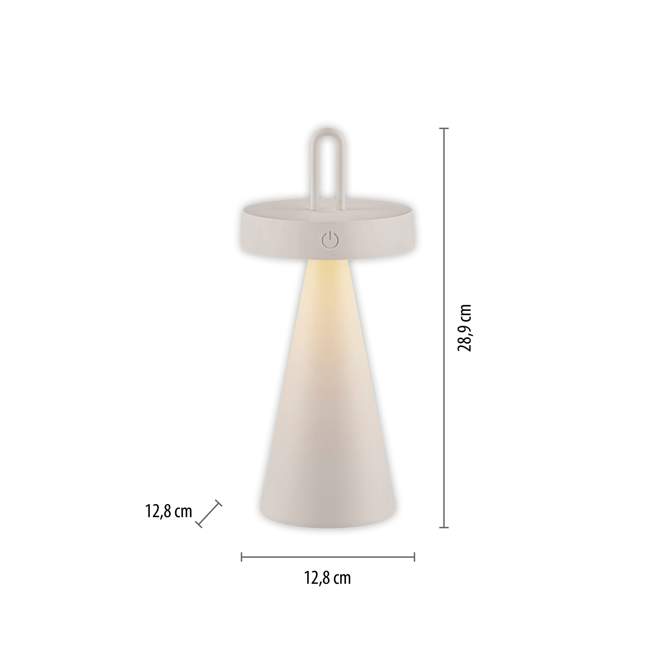 JUST LIGHT.LED-Akku-Tischleuchte 1flg