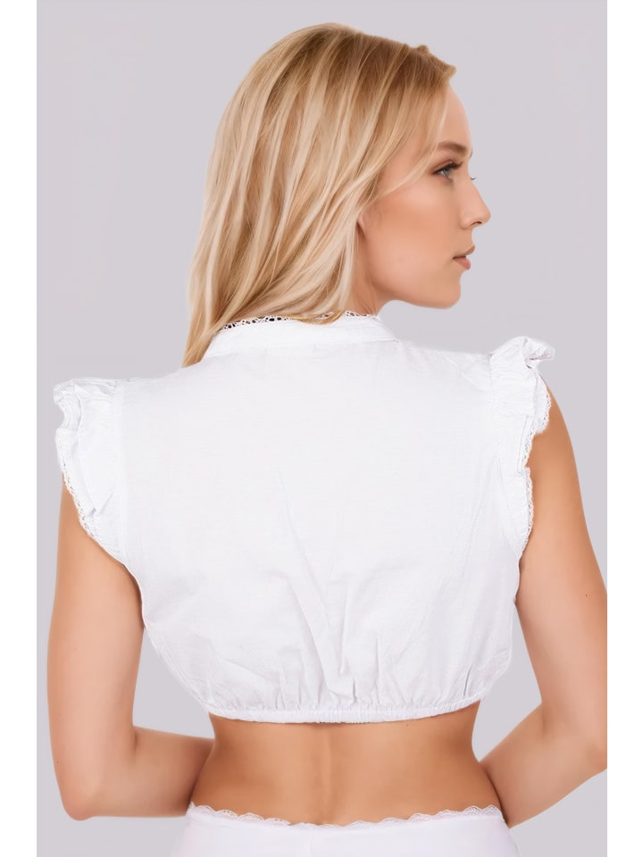 Stockerpoint Stockerpoint Dirndlbluse Fleur in weiss günstig kaufen