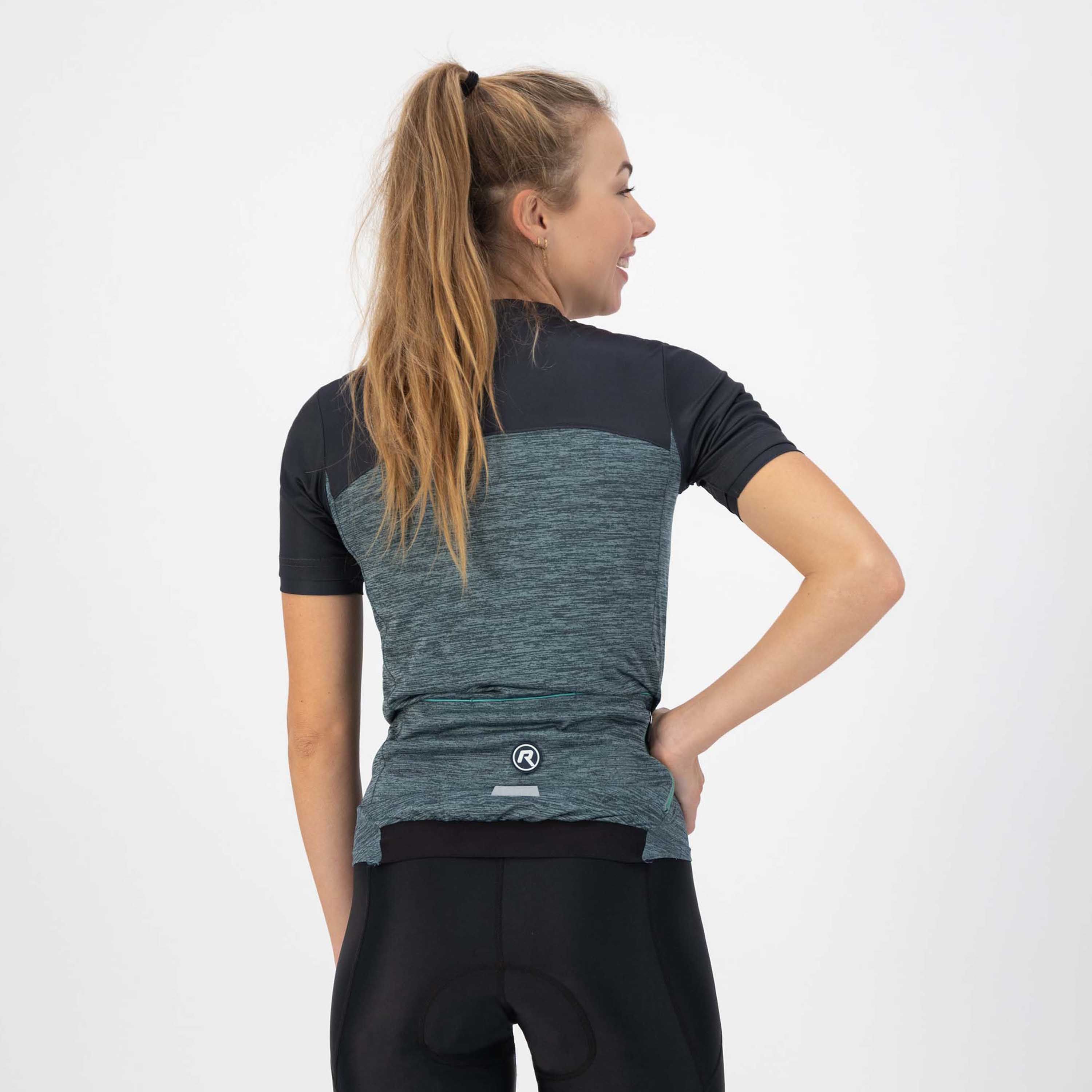 Rogelli Melange Blue Turquoise Damen Radtrikot