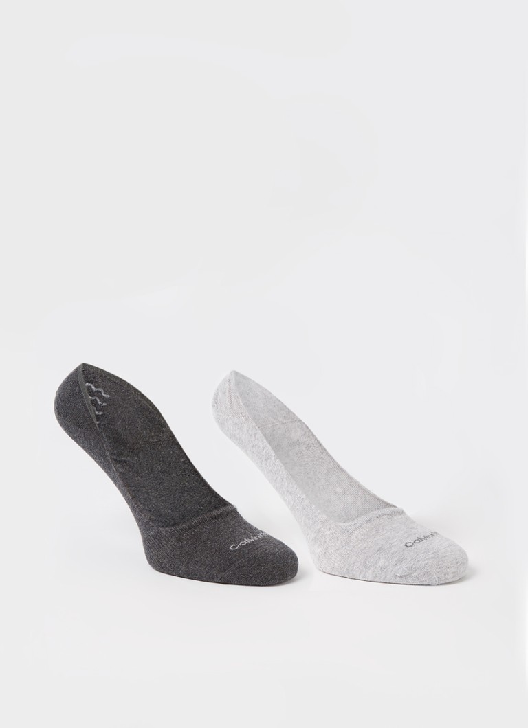 Calvin Klein Sneaker socks with logo in a 2-pack