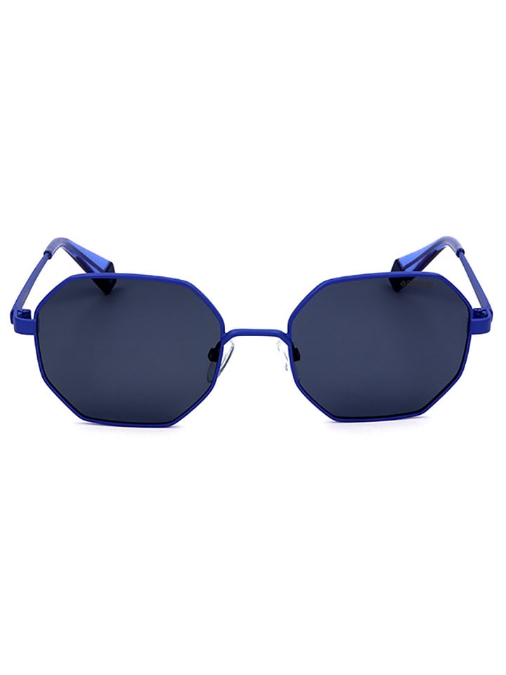 Polaroid Herren-Sonnenbrille in Dunkelblau/ Blau günstig kaufen 53