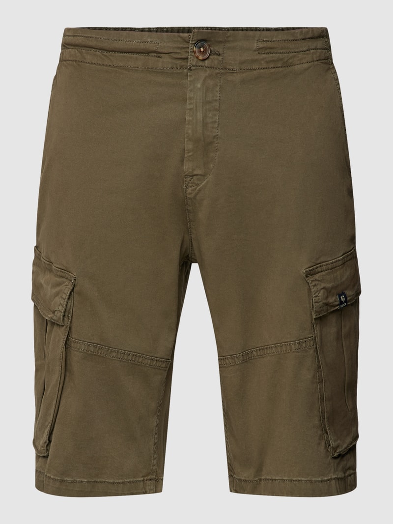 Cargoshorts mit Gesäßtaschen in olivgrün