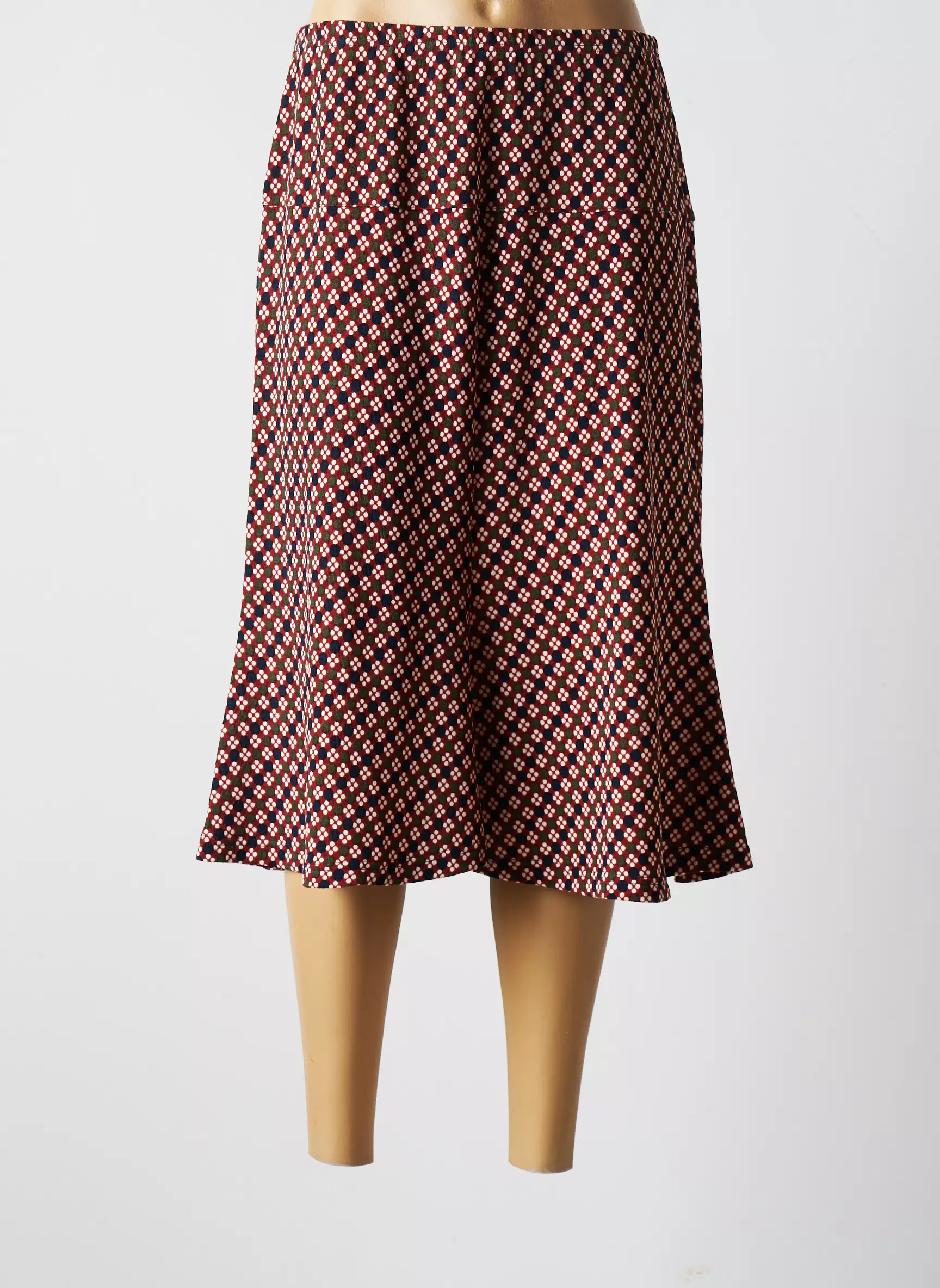 Telmail Jupes Mi Longues Femme couleur marron