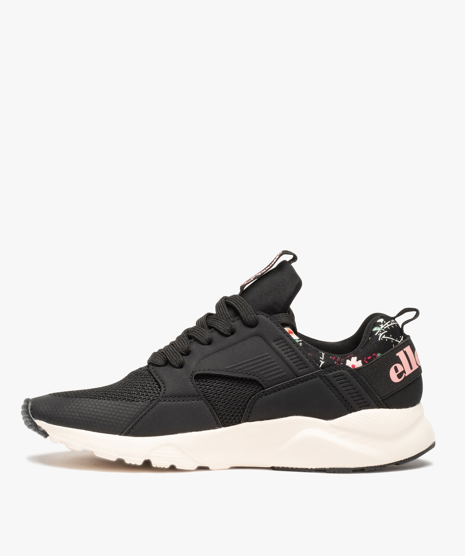 Baskets femme running en mesh détail fleurs – Ellesse Stone noir | GEMO