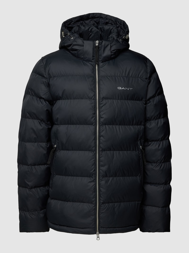 Steppjacke mit abnehmbarer Kapuze Modell 'ACTIVE CLOUD' in schwarz