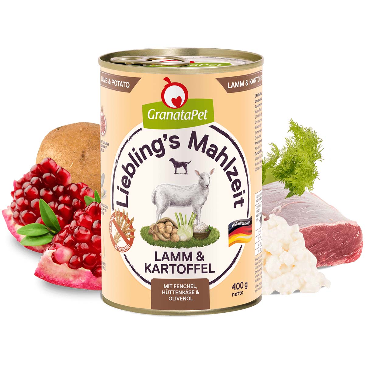 GranataPet Liebling's Mahlzeit Lamm und Kartoffel bei ZooRoyal