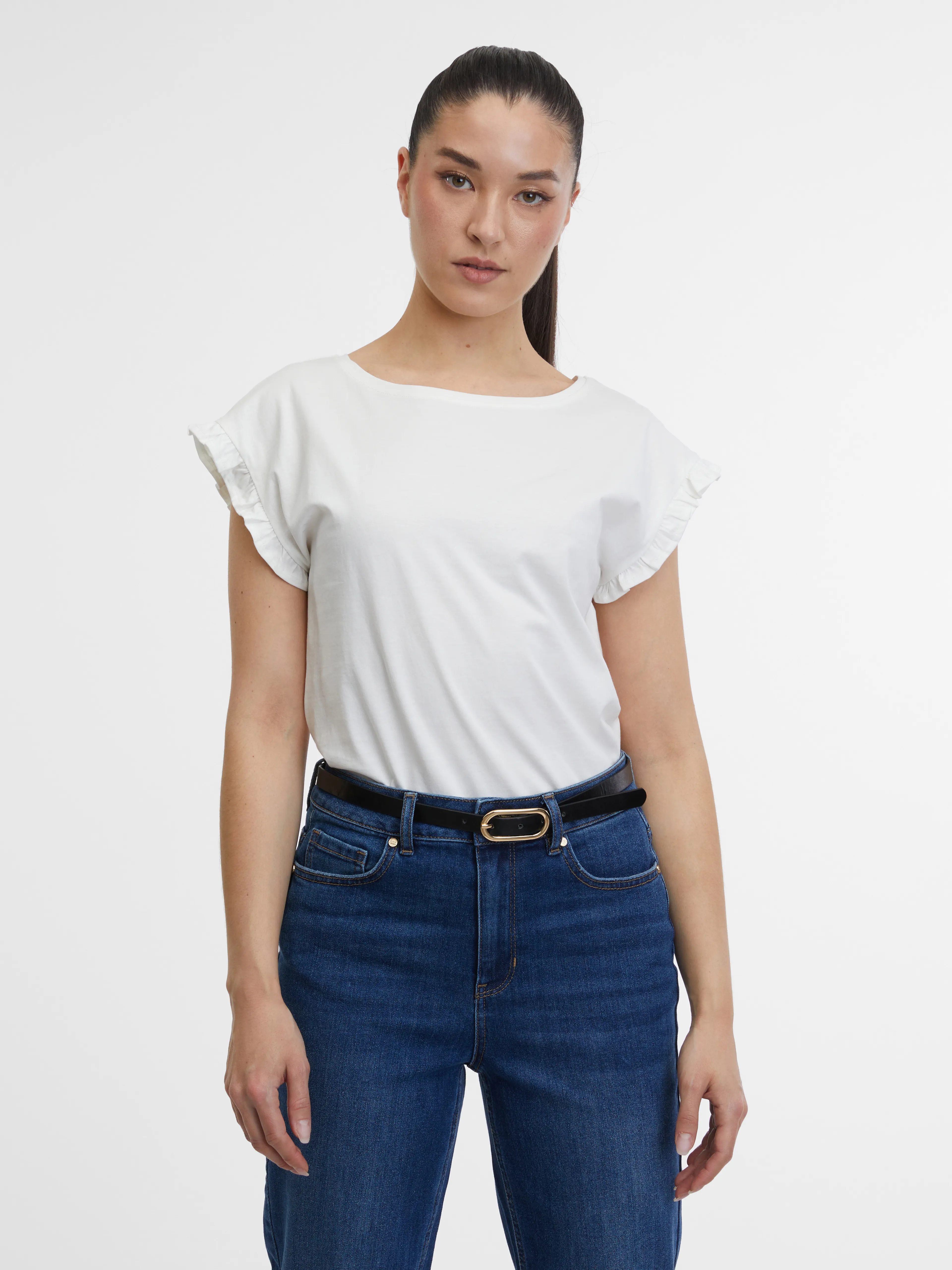 Weißes Damen-T-Shirt ORSAY